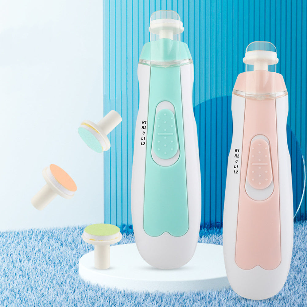 Electric Baby Nail Clipper Set – Safe & Silent Trimmer for Newborns |