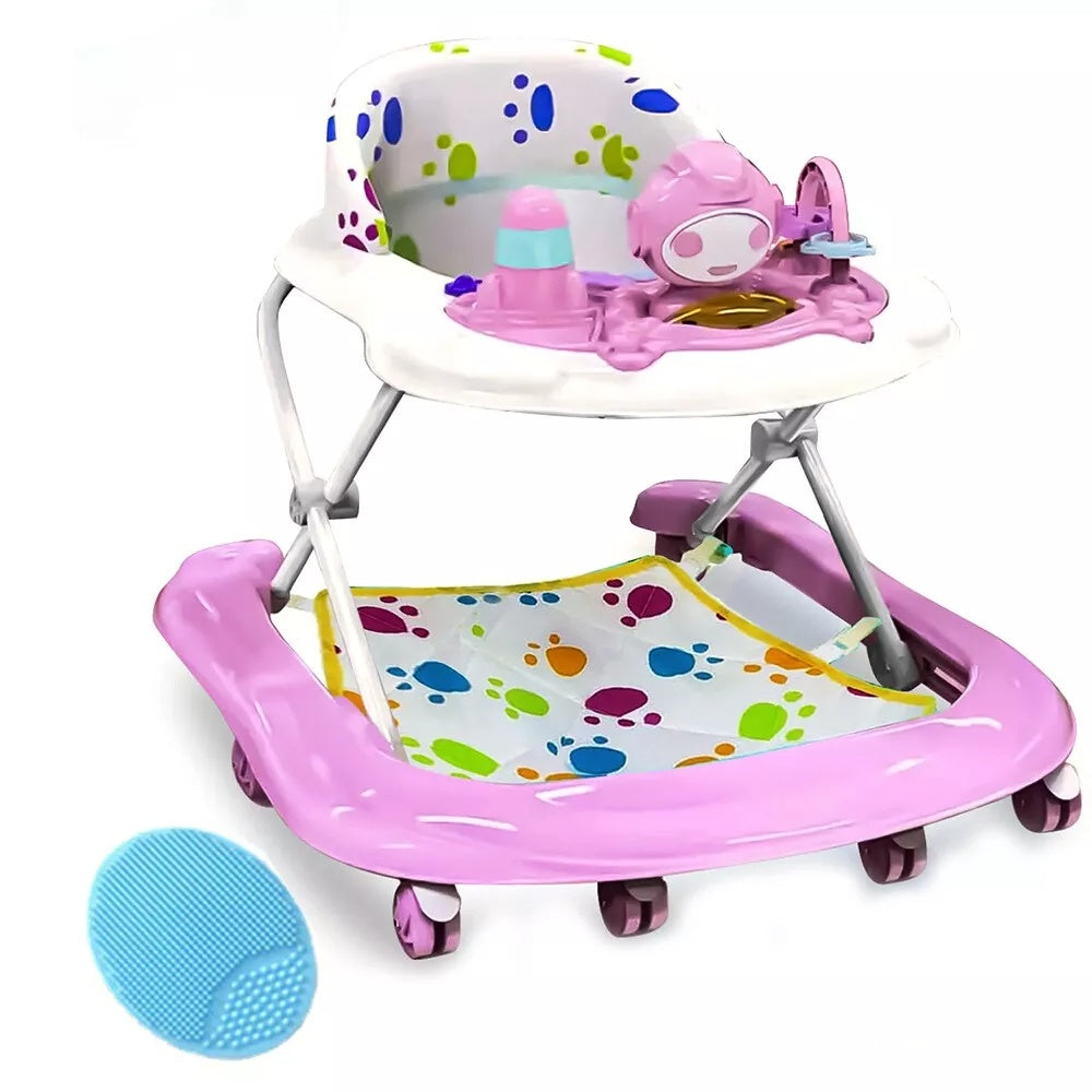 Baby Walker Bouncer & Ride-On Car – Musical Push Along Activity Toy for First Steps!