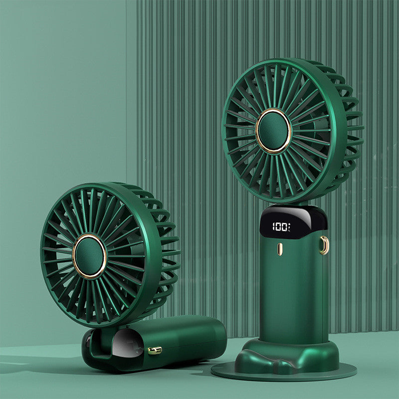 Portable Rechargeable Mini Fan – 1800mAh | Handheld & Foldable USB Fan!