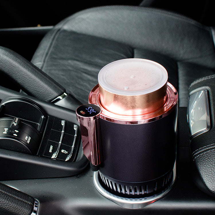 🔥❄️ 2-in-1 Car Cup Warmer & Cooler – Smart 12V Temperature Control.
