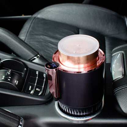 🔥❄️ 2-in-1 Car Cup Warmer & Cooler – Smart 12V Temperature Control.