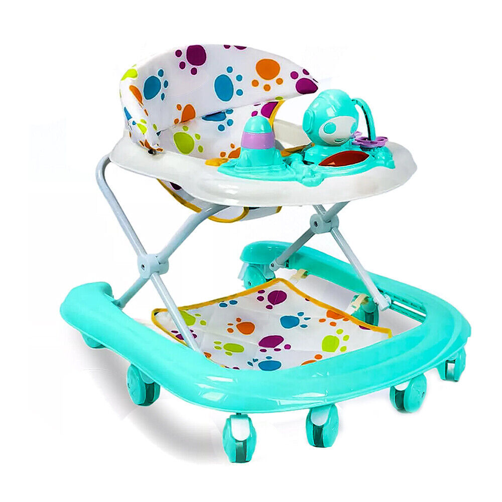 Baby Walker Bouncer & Ride-On Car – Musical Push Along Activity Toy for First Steps!