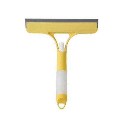 2-in-1 Glass Wiper & Cleaning Brush with Spray – For Home & Car Use!