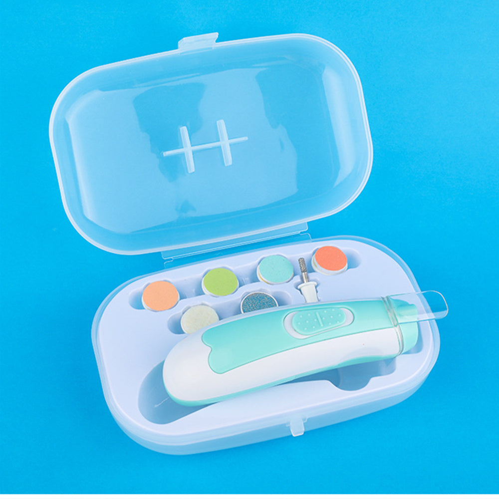 Electric Baby Nail Clipper Set – Safe & Silent Trimmer for Newborns |