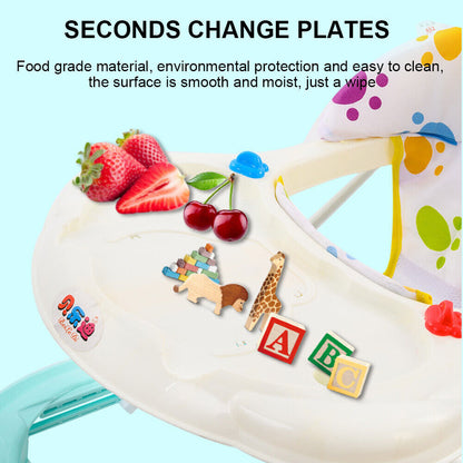Baby Walker Bouncer & Ride-On Car – Musical Push Along Activity Toy for First Steps!